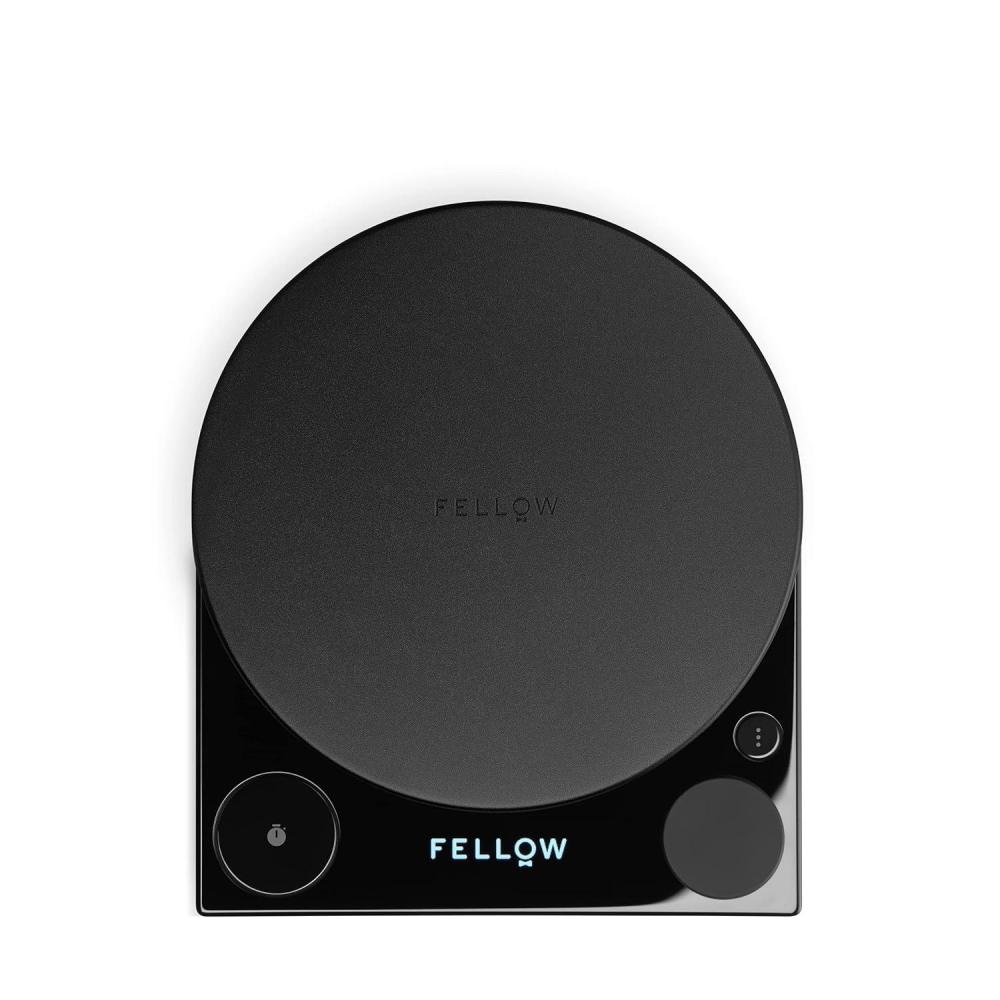 imageFellow Tally Pro Studio Digital Coffee Scale  Precision Scale with Glass Top  Digital Kitchen Scale for Coffee ampamp Small Goods up to 5 lbs  Measures in g oz lbs ampamp mm  Matte Black