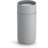 imageFellow Carter Move Mug with 360 Sip Lid  Open Top Coffee ToGo Tumbler with Ceramic Interior VacuumInsulated Stainless Steel Matte Grey 12 oz Cup