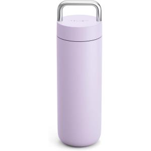 Fellow 20 oz Carter Carry Vacuum Insulated Tumbler for Water, Tea, Coffee, Smoothies, & more – Stainless Steel – Keeps Heat for 12 Hours/Stays Cold for 24 Hours-Leak-Proof Seal-Slim Width-Matte White(Peri Twinkle)