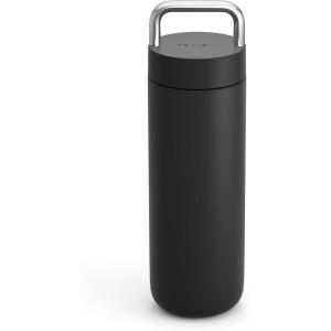 Fellow 20 oz Carter Carry Vacuum Insulated Tumbler for Water, Tea, Coffee, Smoothies, & more – Stainless Steel – Keeps Heat for 12 Hours/Stays Cold for 24 Hours-Leak-Proof Seal-Slim Width-Matte White(Matte Black)