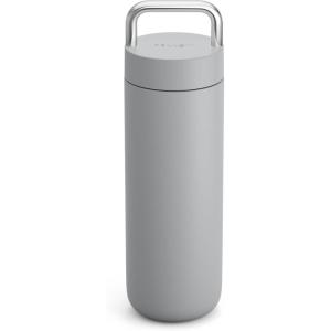 Fellow 20 oz Carter Carry Vacuum Insulated Tumbler for Water, Tea, Coffee, Smoothies, & more – Stainless Steel – Keeps Heat for 12 Hours/Stays Cold for 24 Hours-Leak-Proof Seal-Slim Width-Matte White(Matte Grey)