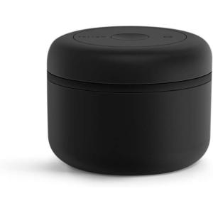 Fellow Atmos Vacuum Coffee Canister & Food Storage Container – 0.7 Liter Canister holds up to 11 oz of Coffee Beans – Airtight Food Storage Containers – Containers – 0.7 Liter – Matte White(Matte Black)