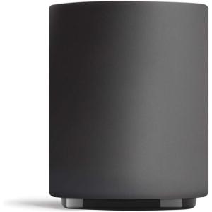 Fellow Monty Milk Art Cups – Double Wall Ceramic Latte Mug, Matte Black with Graphite Base, 11 oz Cup(Matte Black)