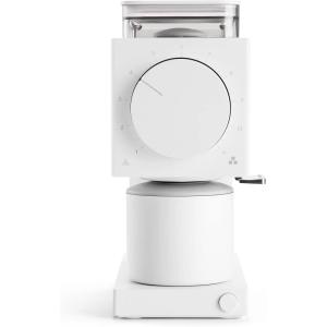 Fellow Ode Brew Grinder – Burr Coffee Grinder Electric – Coffee Bean Grinder with 31 Settings for Drip, French Press & Cold Brew – Small Footprint Coffee Grinder – Matte White