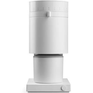 Fellow Opus Conical Burr Coffee Grinder – All Purpose Electric – Espresso Grinder with 41 Settings for Drip, French Press, & Cold Brew – Matte Black(Matte White)