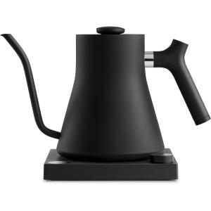 Fellow Stagg EKG Pro Electric Gooseneck Kettle – Pour-Over Coffee and Tea, Quick Heating, Precise Temperature Control, Scheduling, Built-in Brew Timer, Matte Black, 0.9 Liter(Matte Black)