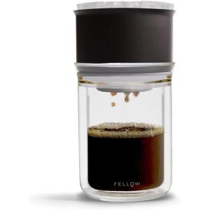 Fellow Stagg Pour-Over Dripper & Double Wall Glass Carafe Kit 20 oz [XF], Stainless Steel, Includes 20 Coffee Brewing Papers([X] Set – Dripper  Tasting Glass  & Filters)