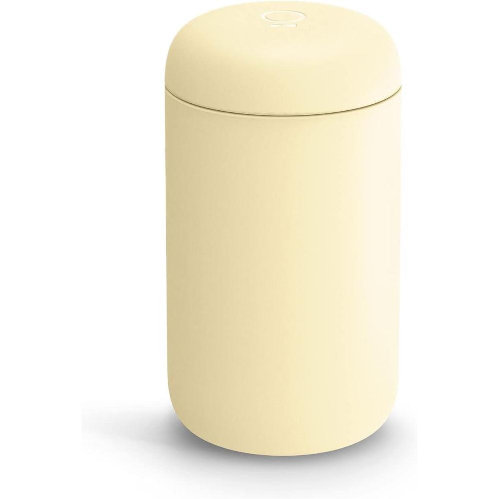 imageFellow 16 oz Carter Wide Travel Mug  Wide Mouth VacuumInsulated Stainless Steel Coffee Mug  Tea and Coffee Tumbler  Travel Coffee Mug with Ceramic Interior  Buttered Popcorn Yellow