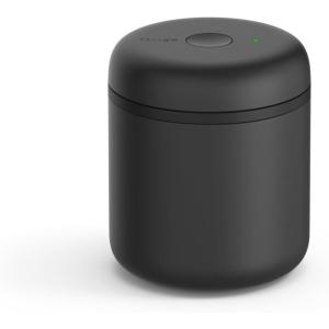 Fellow Atmos Electric Vacuum Canister & Storage Container – Airtight Coffee & Food Storage Containers – Coffee Containers – (Matte White, 0.7 Liter)(Matte Black)