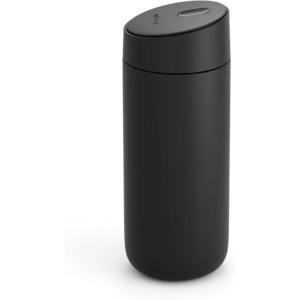 Fellow 16 oz Carter Slide Travel Mug – One-Handed Slide Lid, Vacuum Insulated Stainless Steel Tumbler with Ceramic Interior for Hot and Cold Drinks, Leak-Proof and Dishwasher Safe, Matte White(Matte Black)