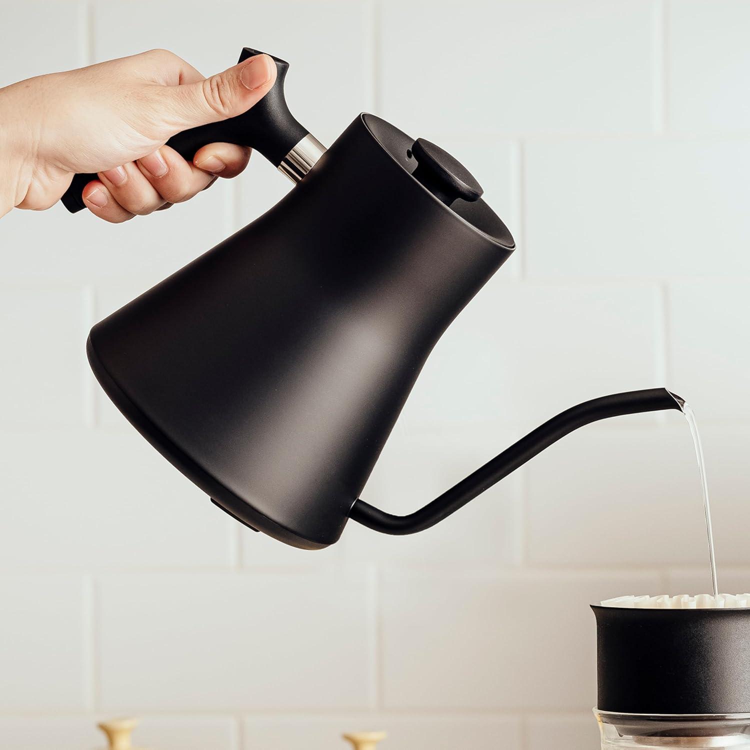 imageFellow Stagg EKG Pro Electric Kettle with Gooseneck Spout Pourover for Coffee and Tea EU Matte BlackMatte Black