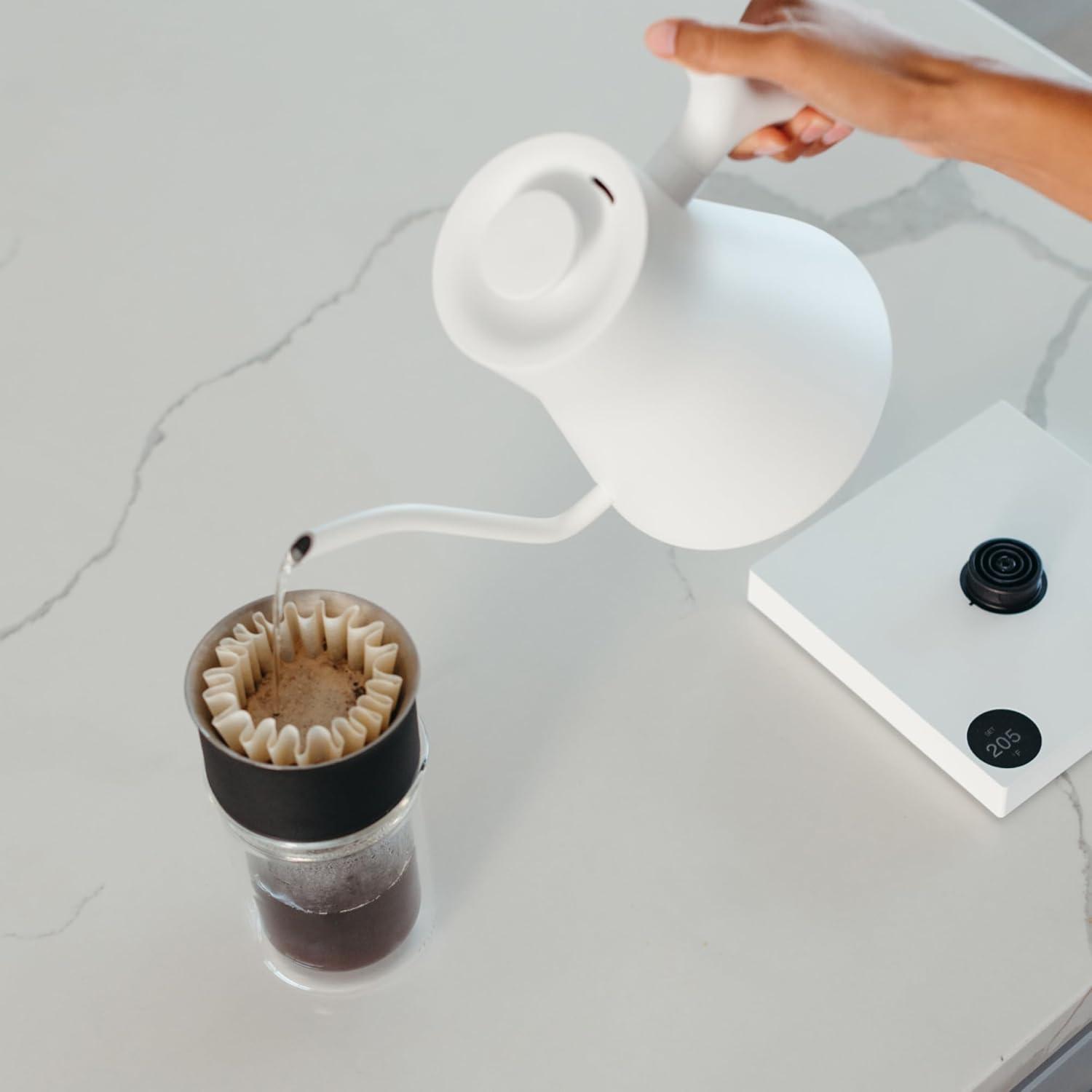 imageFellow Stagg EKG Pro Electric Kettle with Gooseneck Spout Pourover for Coffee and Tea EU Matte BlackMatte White