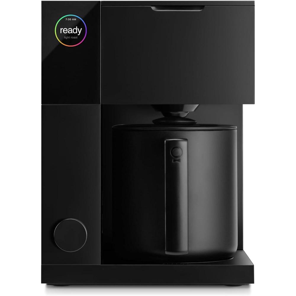 imageFellow Aiden Precision Coffee Maker 10 Cup Thermos Jug Builtin Brewing Aid Programming Removable Water Tank Matte BlackMatte Black