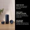Fellow 3 in 1 Travel Mug with Slide Closure, Move & Cold Lids with Straw – Takeaway Coffee Mug – Ceramic and Stainless Steel Vacuum Insulated Interior – Coffee Cups(Stone Blue)