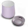 Fellow Bicchiere da vino Ruby da 12 oz – Bicchiere da vino e cocktail isolato in acciaio inossidabile con interno in ceramica e coperchio girevole in ciottoli (Nero opaco)(Peri Twinkle)