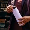 Fellow Carter Carry 20 oz Vacuum Insulated Tumbler for Water, Tea, Coffee, Smoothies and More – Stainless Steel – Keeps Heat for 12 Hours & Stays Cold for 24 Hours – Close(Multicolored)