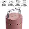 Fellow Carter Carry 20 oz Vacuum Insulated Tumbler for Water, Tea, Coffee, Smoothies and More – Stainless Steel – Keeps Heat for 12 Hours & Stays Cold for 24 Hours – Close(Rose Désert)
