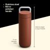 Fellow Carter Carry 20 oz Vacuum Insulated Tumbler for Water, Tea, Coffee, Smoothies and More – Stainless Steel – Keeps Heat for 12 Hours & Stays Cold for 24 Hours – Close(Sienna)