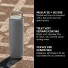 Fellow Carter Carry 20 oz Vacuum Insulated Tumbler for Water, Tea, Coffee, Smoothies and More – Stainless Steel – Keeps Heat for 12 Hours & Stays Cold for 24 Hours – Close(Matte Grey)