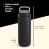 Fellow Carter Carry 32 oz Stainless Steel Vacuum Insulated Travel Tumbler – Leak Proof Seal – Stainless Steel Handle – Slim Width – Matte White(Matte Black)