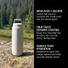 Fellow Carter Carry 32 oz Stainless Steel Vacuum Insulated Travel Tumbler – Leak Proof Seal – Stainless Steel Handle – Slim Width – Matte White(Matte White)