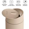 Fellow Carter Move Travel Coffee Mug with Sliding Lock Lid, 16 oz Leak-Proof Coffee Tumbler with Vacuum Insulated Ceramic & Stainless Steel Interior (Matte Black)(Sand Dune)