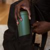 Fellow Carter Move Travel Mug, 16 oz Stainless Steel Insulated Coffee and Tea Tumbler with Ceramic Interior and Splash Guard, Matte Grey, 16 oz(Cargo Green)