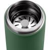 Fellow Carter Move Travel Mug, 16 oz Stainless Steel Insulated Coffee and Tea Tumbler with Ceramic Interior and Splash Guard, Matte Grey, 16 oz(Cargo Green)