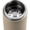 Fellow Carter Move Travel Mug, 16 oz Stainless Steel Insulated Coffee and Tea Tumbler with Ceramic Interior and Splash Guard, Matte Grey, 16 oz(Dune Sand.)