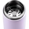 Fellow Carter Move Travel Mug, 16 oz Stainless Steel Insulated Coffee and Tea Tumbler with Ceramic Interior and Splash Guard, Matte Grey, 16 oz(Lavender Purple)