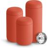 Fellow Carter Move Travel Mug, 16 oz Stainless Steel Insulated Coffee and Tea Tumbler with Ceramic Interior and Splash Guard, Matte Grey, 16 oz(Warm Pink)