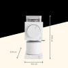 Fellow Gen 2 Ode Brew Grinder – Coffee Bean Grinder with 31 Settings for Drip, French Press & Cold Brew – Low Profile Electric Grinder – Matte White(Blanc Mat)