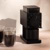 Fellow Gen 2 Ode Brew Grinder – Coffee Bean Grinder with 31 Settings for Drip, French Press & Cold Brew – Low Profile Electric Grinder – Matte White(Noir Mat)