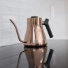 Fellow Stagg | Pouring Kettle for Coffee and Tea for Stovetop Use | Gooseneck Teapot with Precise Spout and Built-in Thermometer | Matte Black | 1 Litre(Copper)