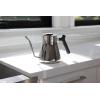 Fellow Stagg | Pouring Kettle for Coffee and Tea for Stovetop Use | Gooseneck Teapot with Precise Spout and Built-in Thermometer | Matte Black | 1 Litre(Glossy)