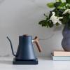 Fellow Stagg EKG Pro, Electric Kettle with Gooseneck Spout – Pour-over for Coffee and Tea – EU Matte Black(Stone Blue With Walnut Handle)
