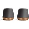 Fellow – Junior Demitasse | Double Walled Ceramic Mugs | Black/Copper | 2 x 70ml(Black)