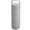 Fellow Carter Carry 20 oz Vacuum Insulated Tumbler for Water, Tea, Coffee, Smoothies and More – Stainless Steel – Keeps Heat for 12 Hours & Stays Cold for 24 Hours – Close(Matte Grey)