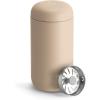 Fellow Carter Move Travel Mug – Insulated Stainless Steel Coffee and Tea Tumbler with Ceramic Interior and Splash Protection, Matte Grey, 12 oz Mug(Sand Dune)