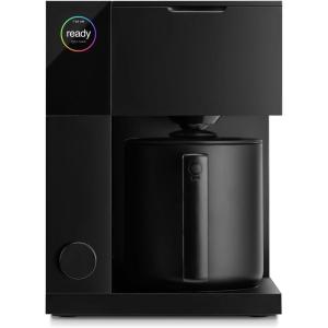 Fellow Aiden Precision Coffee Maker – 10 Cup Thermos Jug, Built-in Brewing Aid, Programming, Removable Water Tank, Matte Black(Matte Black)