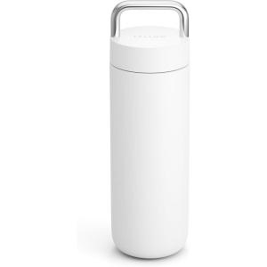 Fellow Carter Carry 20 oz Vacuum Insulated Tumbler for Water, Tea, Coffee, Smoothies and More – Stainless Steel – Keeps Heat for 12 Hours & Stays Cold for 24 Hours – Close(Matte White)