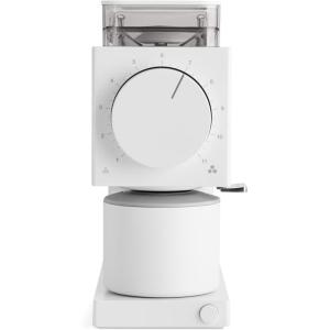 Fellow Gen 2 Ode Brew Grinder – Coffee Bean Grinder with 31 Settings for Drip, French Press & Cold Brew – Low Profile Electric Grinder – Matte White(Blanc Mat)