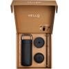 Fellow Carter Bundle (16oz Move, Carry, Cold Lid w/Straw), Stone Blue(Matte Black)