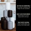 Fellow Carter Move 8 oz Travel Mug – Stainless Steel Vacuum Insulated Coffee Travel Mug – Coffee Tumbler with Ceramic Interior & Splash Guard – Matte Gray(Matte Grey)