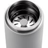 Fellow Carter Move 8 oz Travel Mug – Stainless Steel Vacuum Insulated Coffee Travel Mug – Coffee Tumbler with Ceramic Interior & Splash Guard – Matte Gray(Matte Grey)