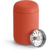 Fellow Carter Move Travel Mug, 8 oz, Corduroy Red, Insulated Stainless Steel Coffee and Tea Tumbler with Ceramic Interior and Splash Guard(Red)