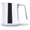 Fellow Eddy Precision Milk Jug for Frothing Milk & Precision Latte Art, Measuring Aid, Fluted Spout, Front Groove, 304 18/8 Stainless Steel