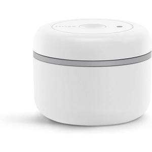Fellow Récipient sous vide pour le stockage du café et des aliments, pompe à vide intégrée, joint hermétique 0,7 litre Blanc mat(Matte White)